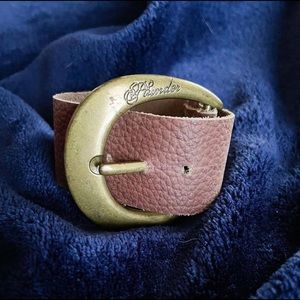 leather buckle bracelet